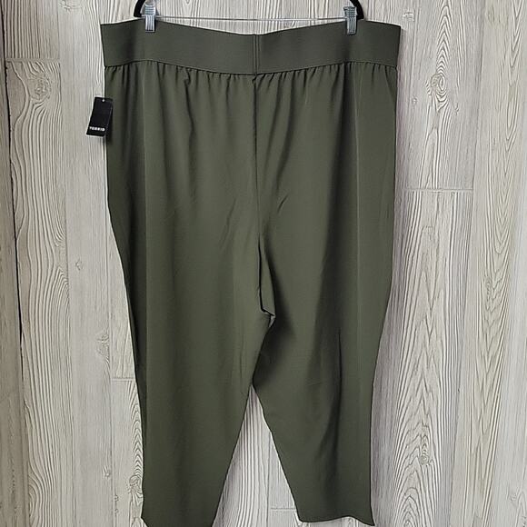 Torrid Happy Camper Olive Green Walking Pant Womens Plus Size 4X NWT - Picture 5 of 12